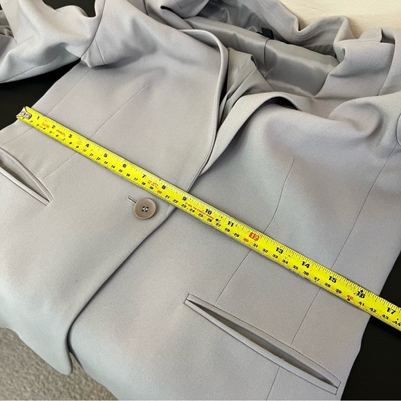 BCBGMAXAZRIA Brent Blazer - Silver Dove - Cutout Sleeves - Picture 12 of 14